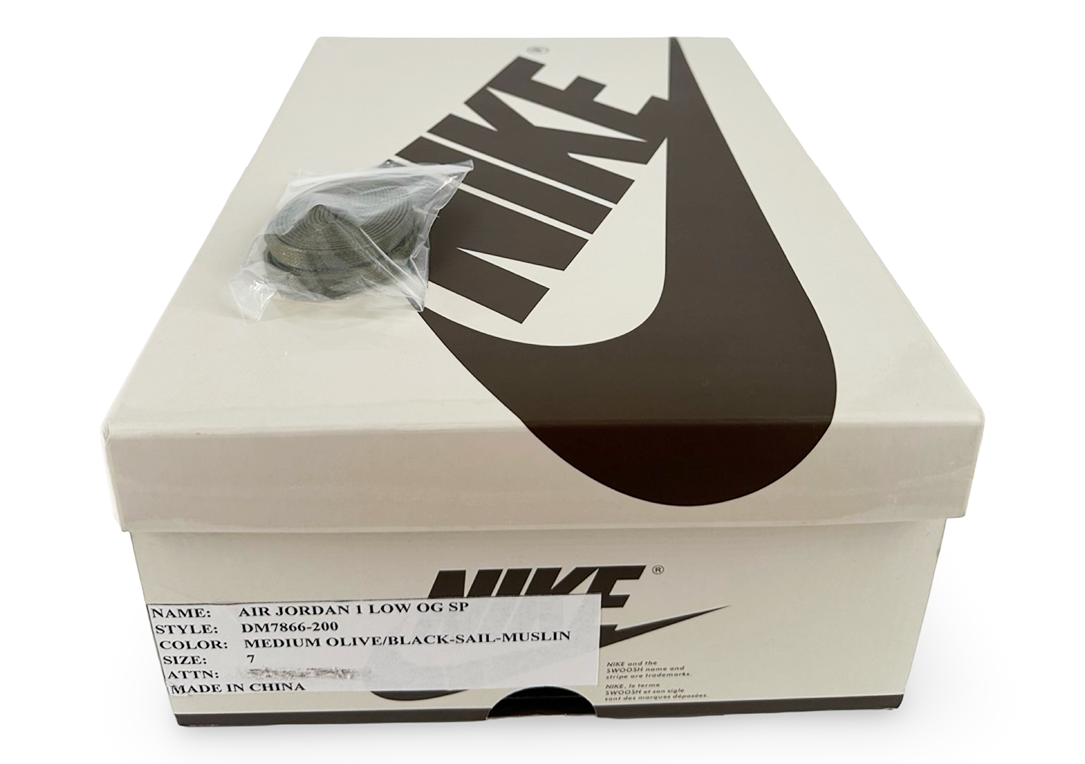 Jordan 1 Retro Low OG SP Travis Scott Medium Olive (Promo Sample)