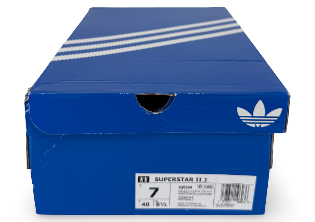 adidas Superstar II Core Black Lucid Pink (GS)
