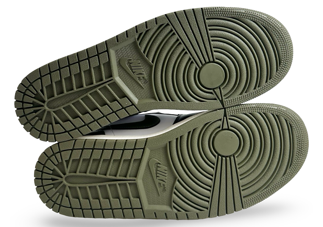 Jordan 1 Low Black Toe Medium Olive