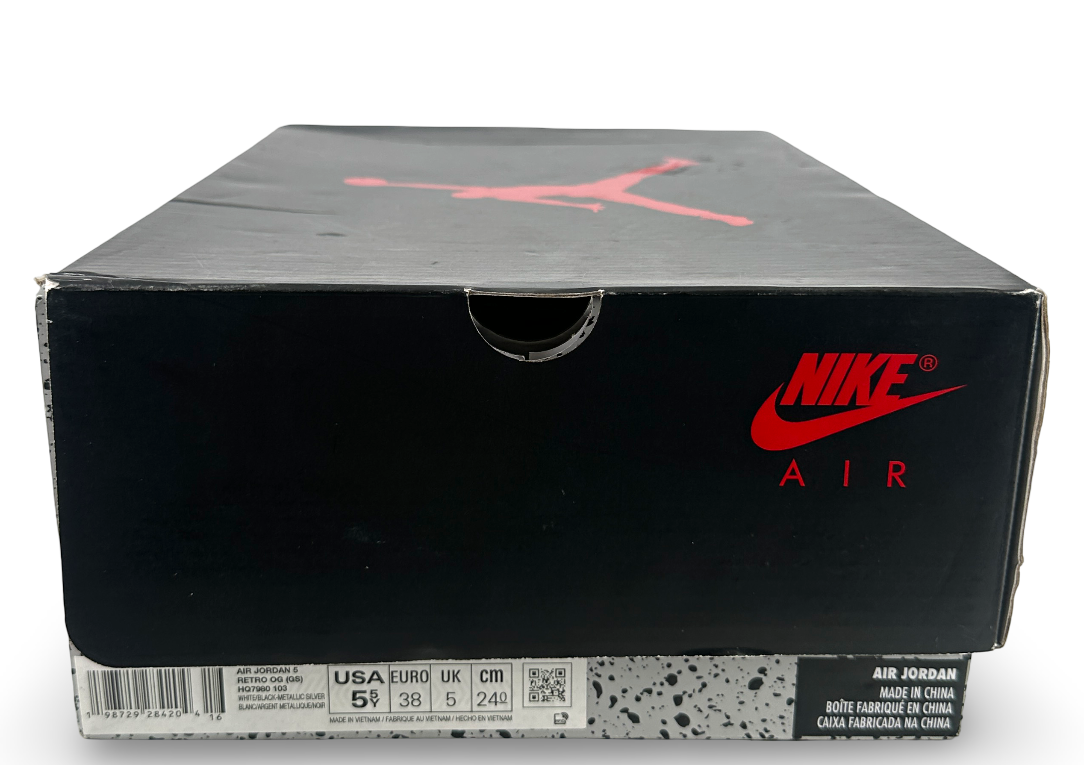 Jordan 5 Retro White Metallic (2026) (GS)
