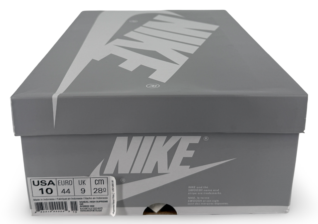Nike Vandal High Supreme Black Metallic Gold