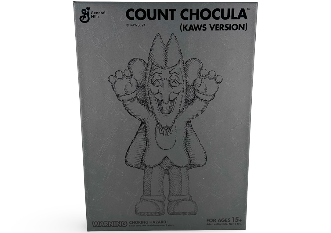 KAWS Cereal Monsters Count Chocula Figure Black
