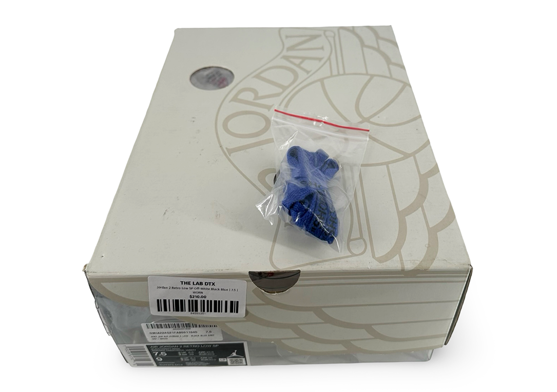 Jordan 2 Retro Low SP Off-White Black Blue