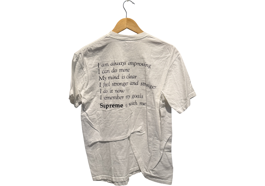 Supreme Stay Positive Tee White
