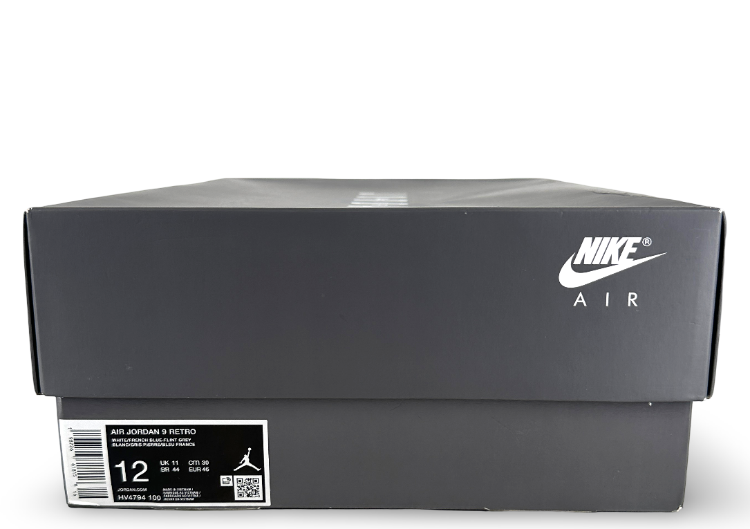 Jordan 9 Retro Flint Grey French Blue (2026)