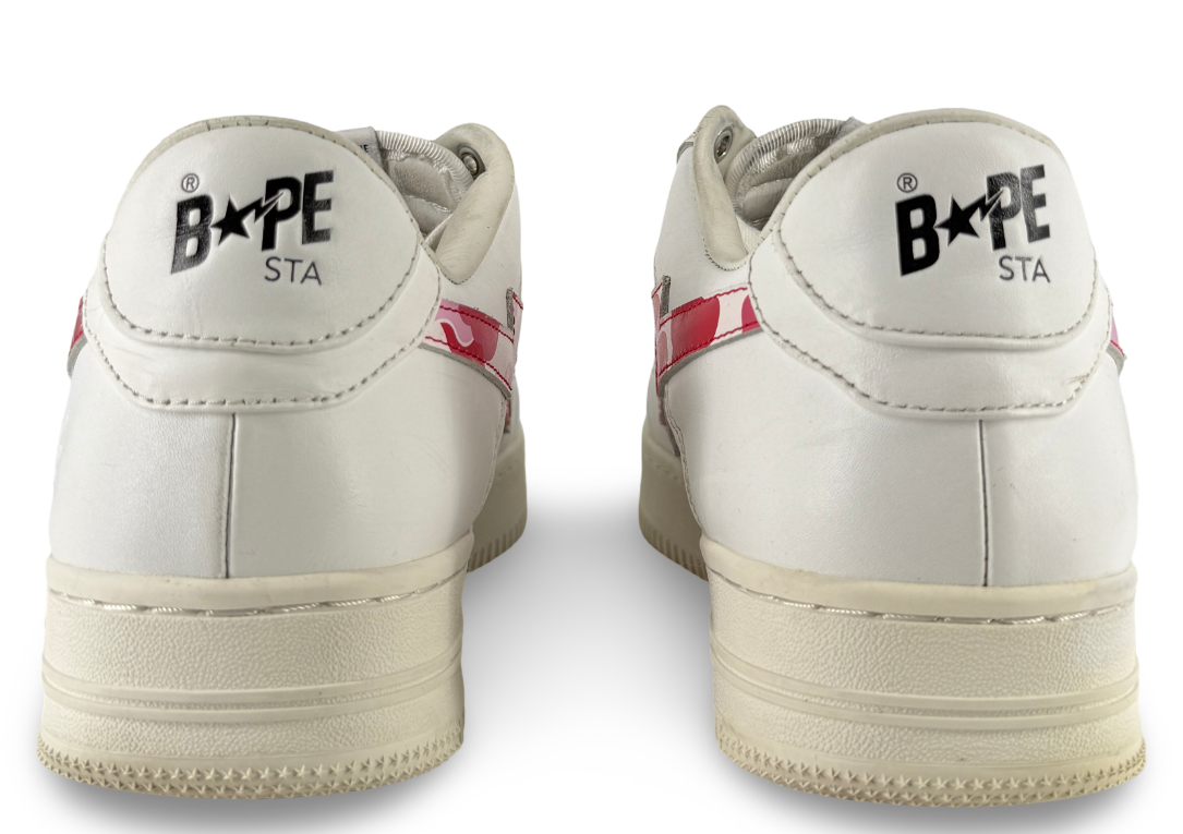 A Bathing Ape Bape Sta Low ABC Camo White Pink (2022)
