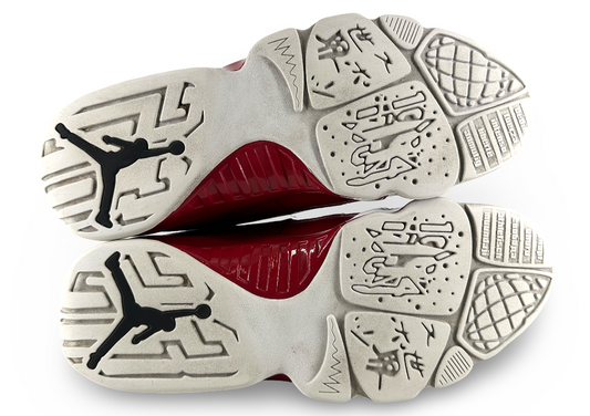 Jordan 9 Retro White Gym Red