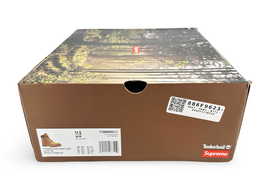 Timberland 6" Premium Waterproof Boot Supreme Diamond Plate Wheat