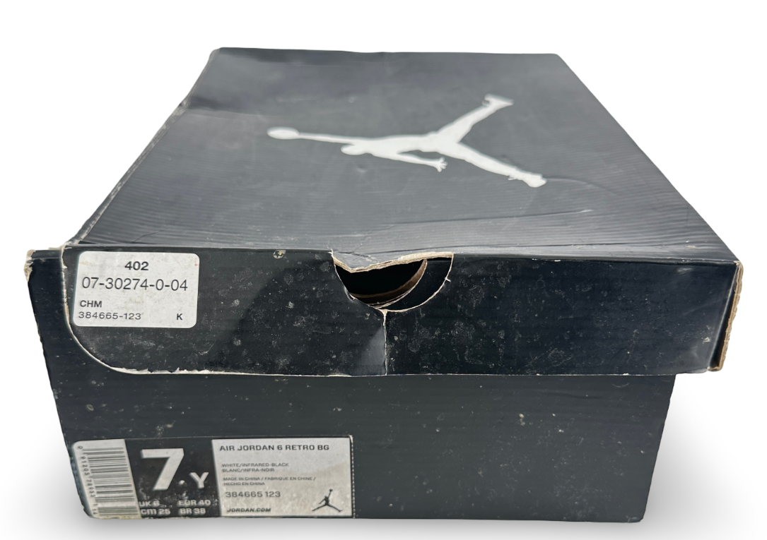 Jordan 6 Retro Infrared White (2014) (GS)