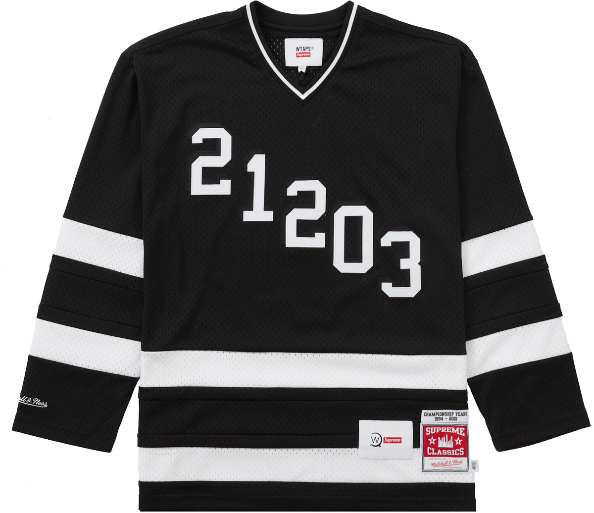 Supreme WTAPS Mitchell & Ness Hockey Jersey Black