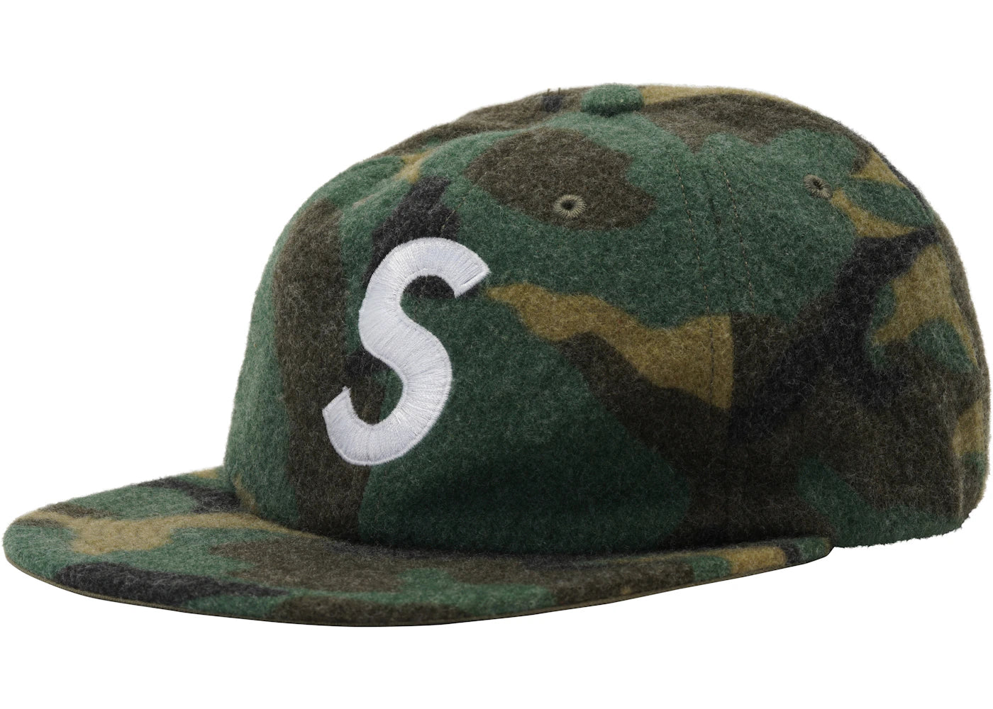 Supreme Wool S Logo 6-Panel Camo