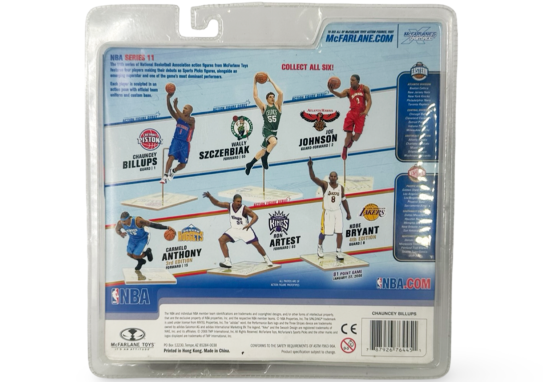 McFarlane Sportspicks Chauncey Billups NBA 11 Series Detroit Pistons Action Figure
