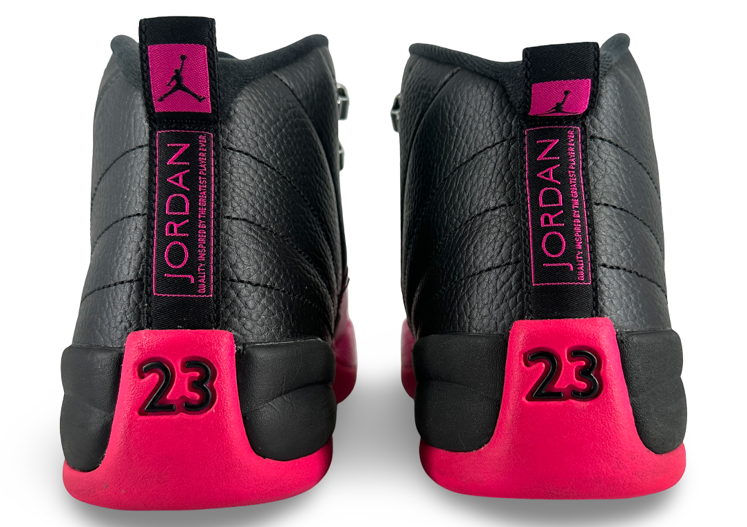 Jordan 12 Retro Black Deadly Pink (GS)