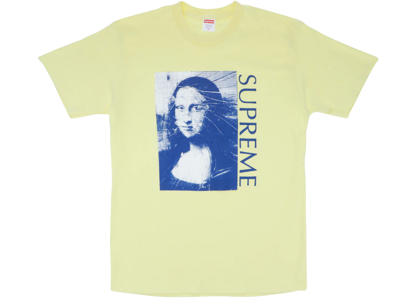 Supreme Mona Lisa Tee Pale Yellow