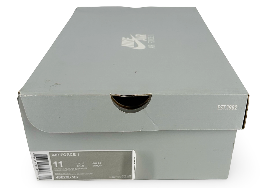 Nike Air Force 1 Low White/Turqoise