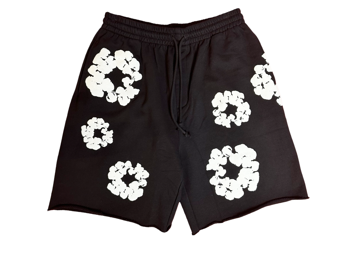 Denim Tears The Cotton Wreath Shorts Black (C)