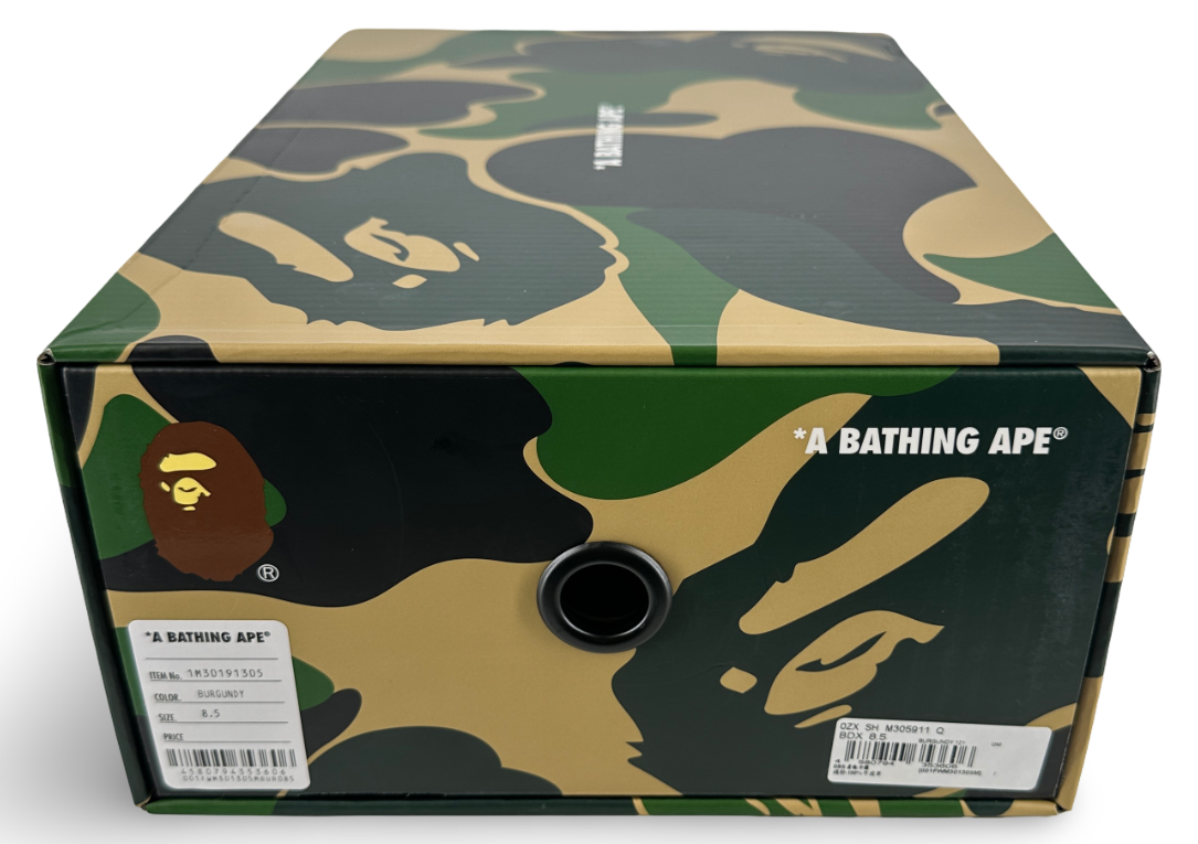 A Bathing Ape Bape Sta #5 M2 Maroon Navy