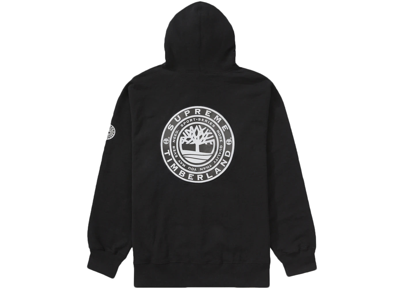 Supreme Timberland Hooded Sweatshirt Black
