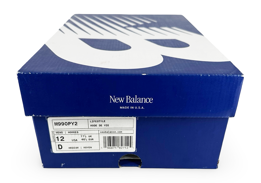 New Balance 990v2 MiUSA Teddy Santis Purple Yellow