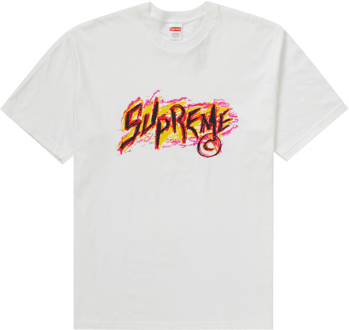Supreme Scratch Tee White