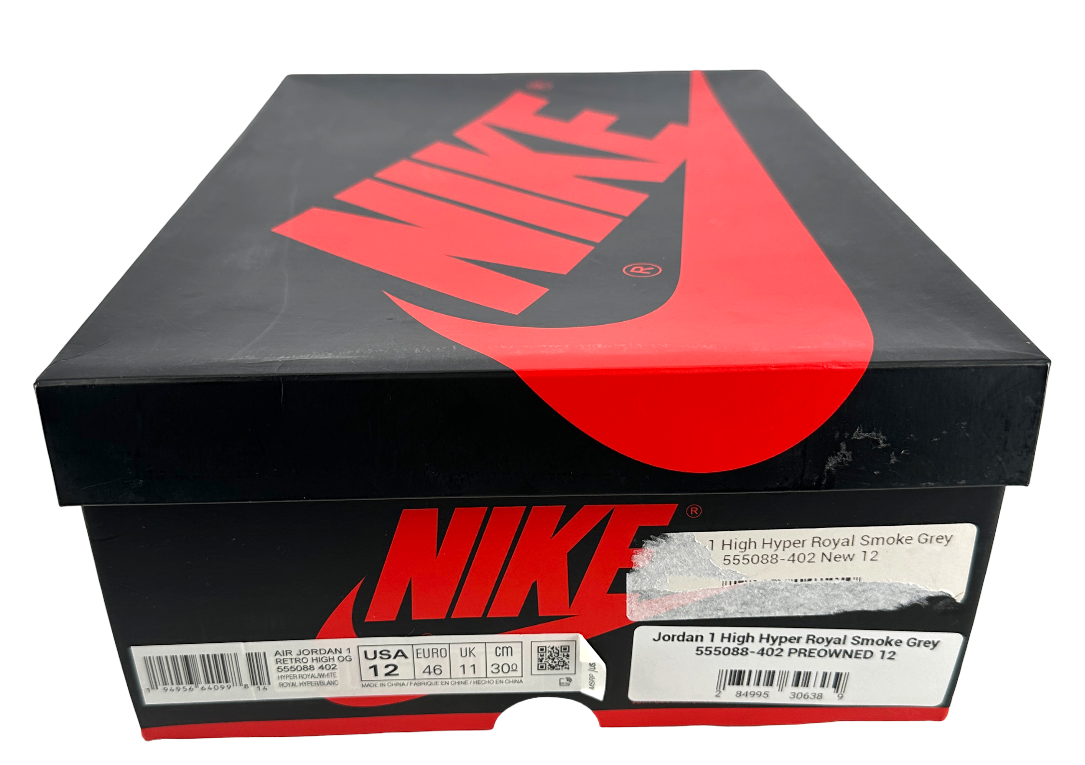 Jordan 1 Retro High Hyper Royal Smoke Grey