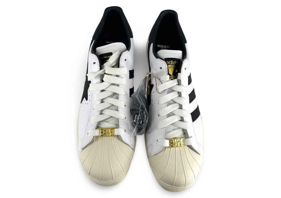 adidas Superstar 80s Bape White Black