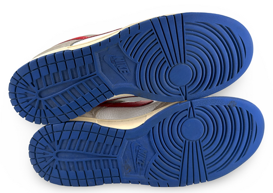 Nike Dunk Low Light Iron Ore Red Blue