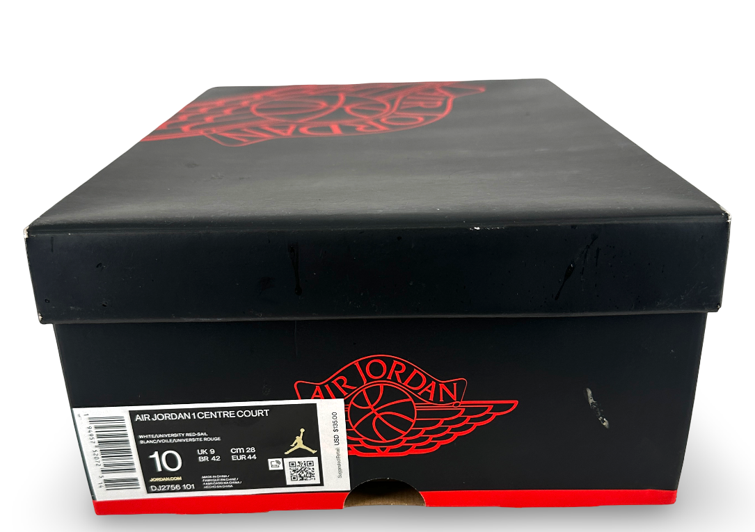 Jordan 1 Centre Court White University Red