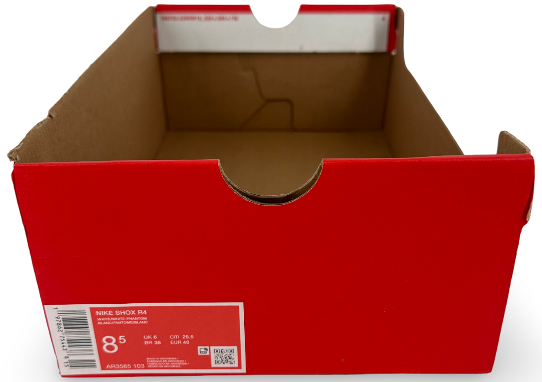 Nike Shox R4 White Phantom Picante Red (Women's)
