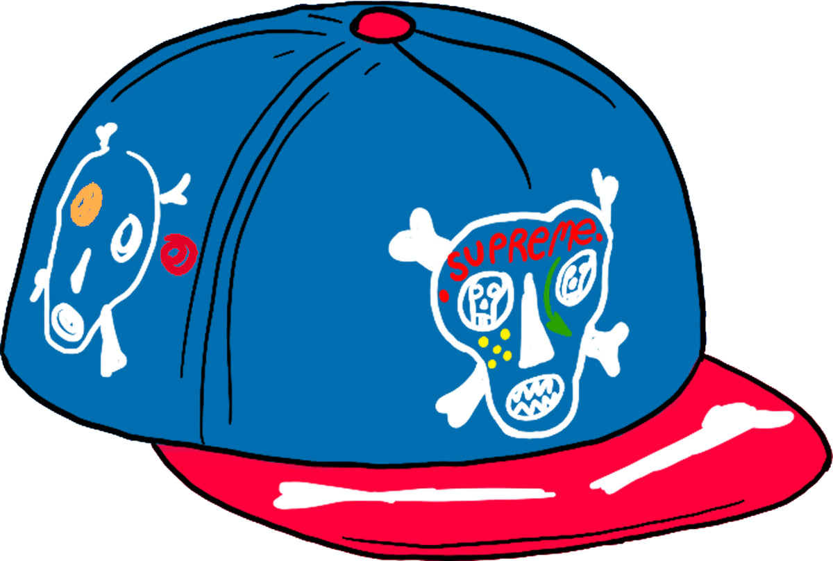 Supreme Clayton Patterson Skulls 5-Panel Royal
