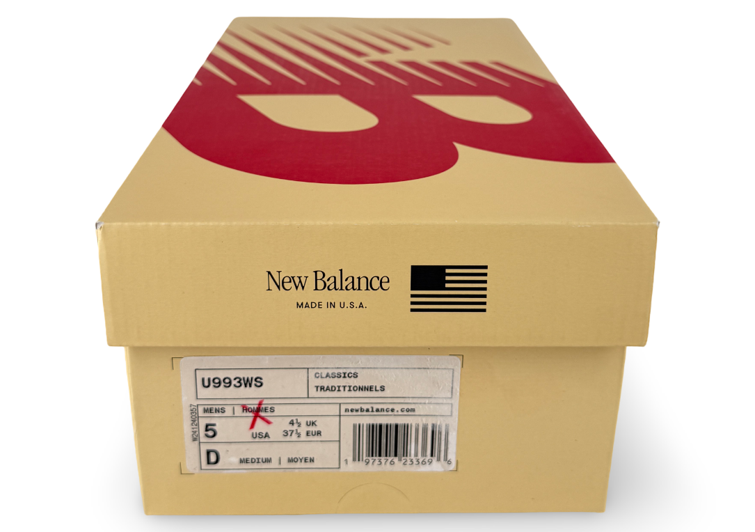 New Balance 993 MiUSA Teddy Santis Sea Salt Black