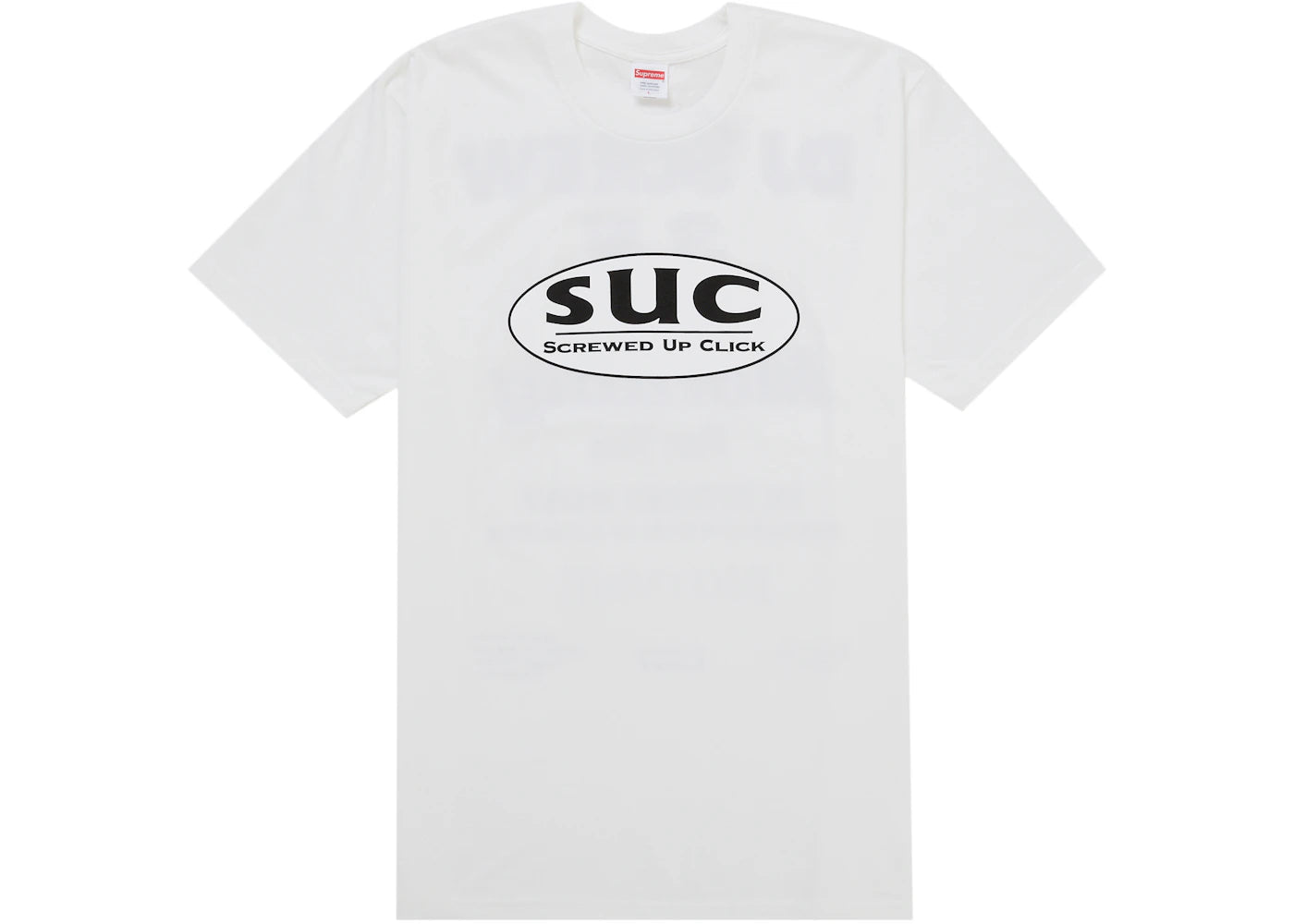 Supreme DJ Screw SUC Tee White