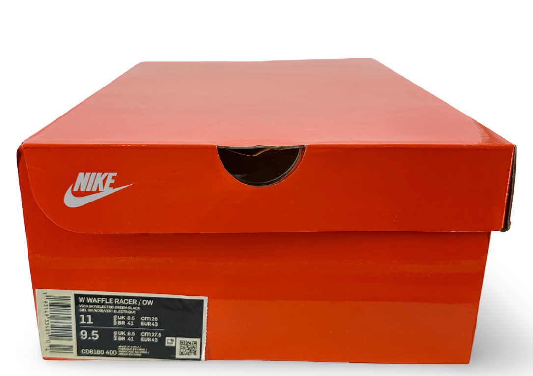 Nike Waffle Racer Off-White Vivid Sky (Women's)