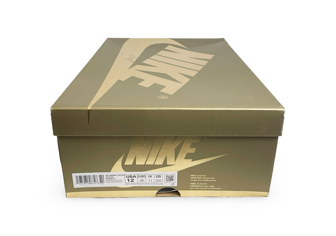 Jordan 1 Retro High OG Black Metallic Gold