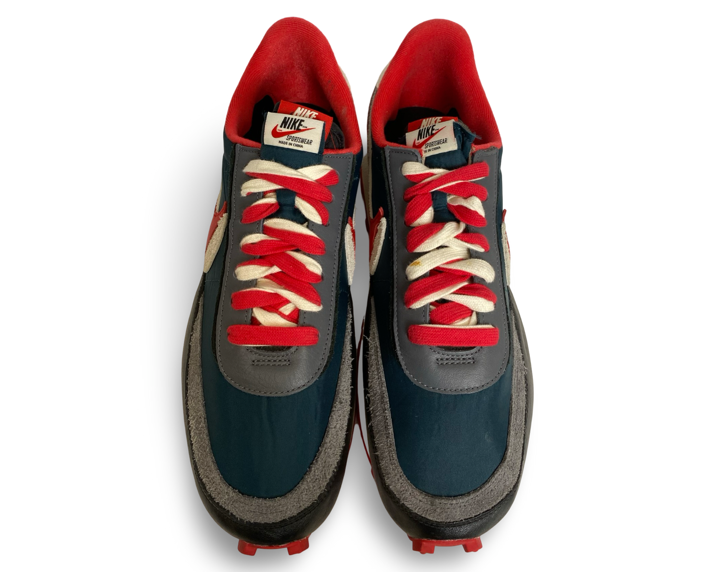 Nike LD Waffle Sacai Undercover Midnight Spruce University Red