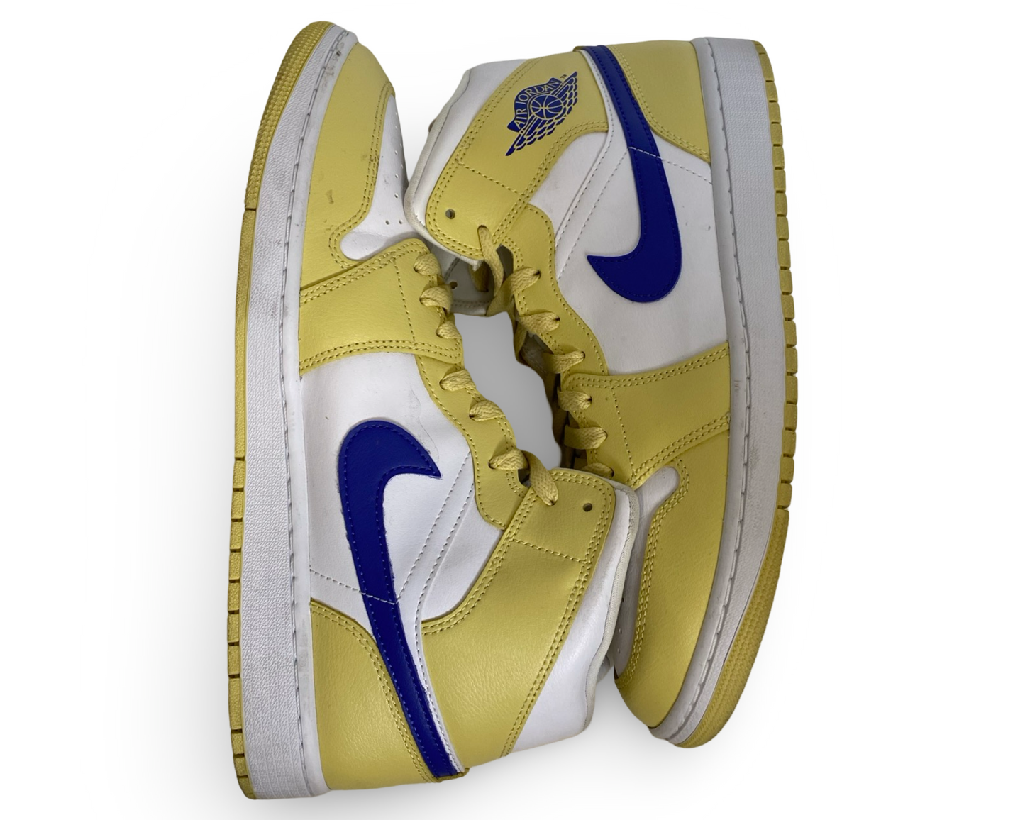 Jordan 1 Mid Lemon Wash Lapis (Women's)