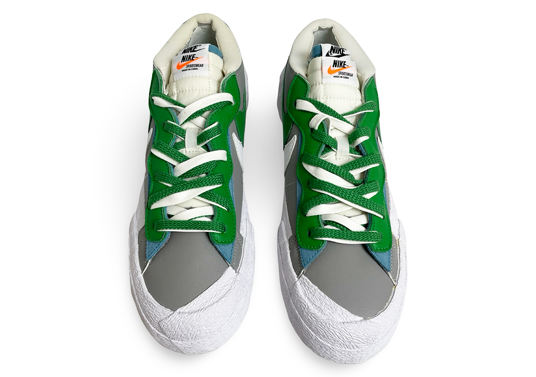 Nike Blazer Low sacai Medium Grey Classic Green
