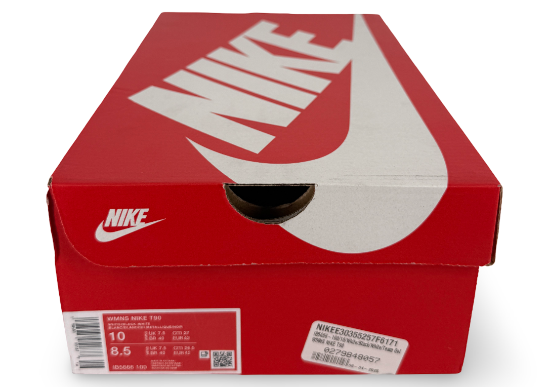 Nike Total 90 3 Patent White Black (Women's)