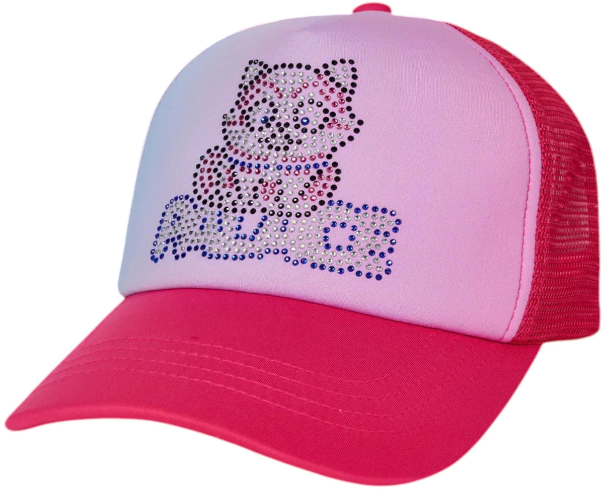 Palace Kitty Rhinestone Trucker
