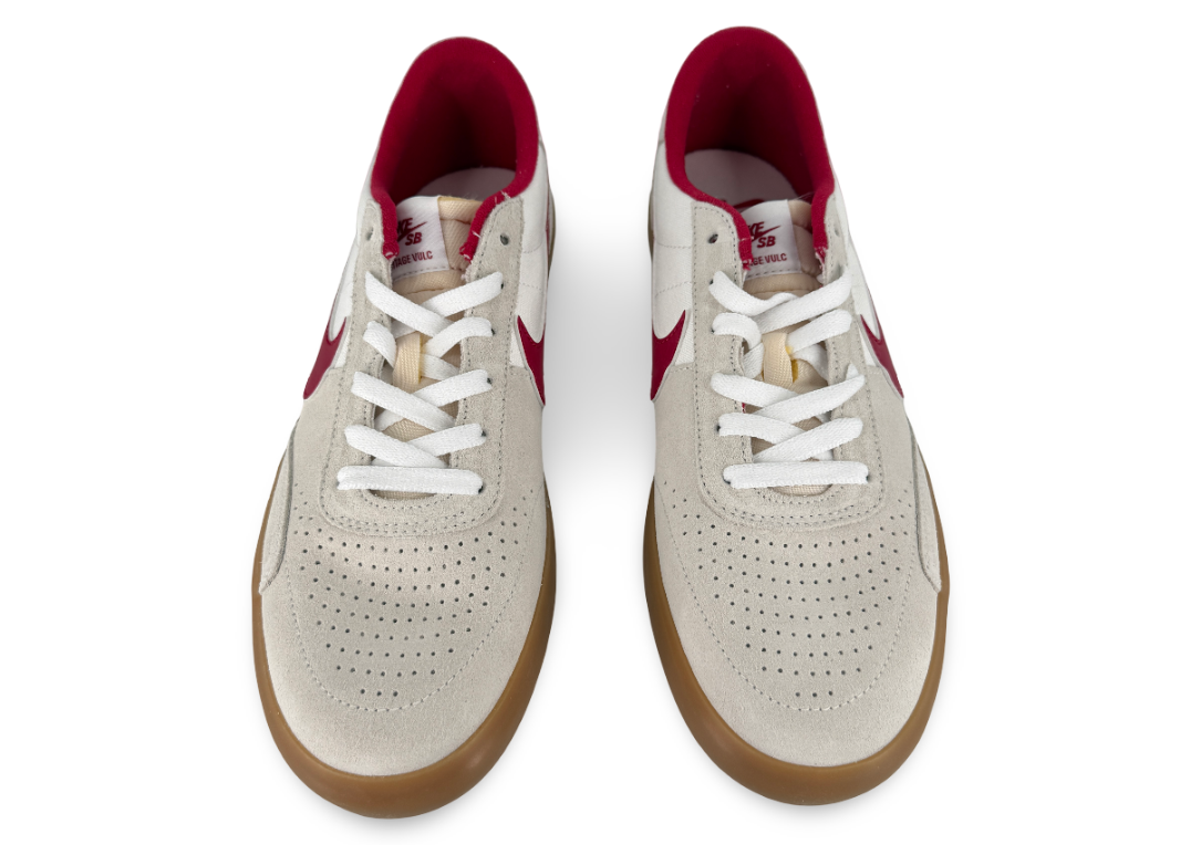 Nike Heritage Vulc SB 'Summit White Cardinal Red'