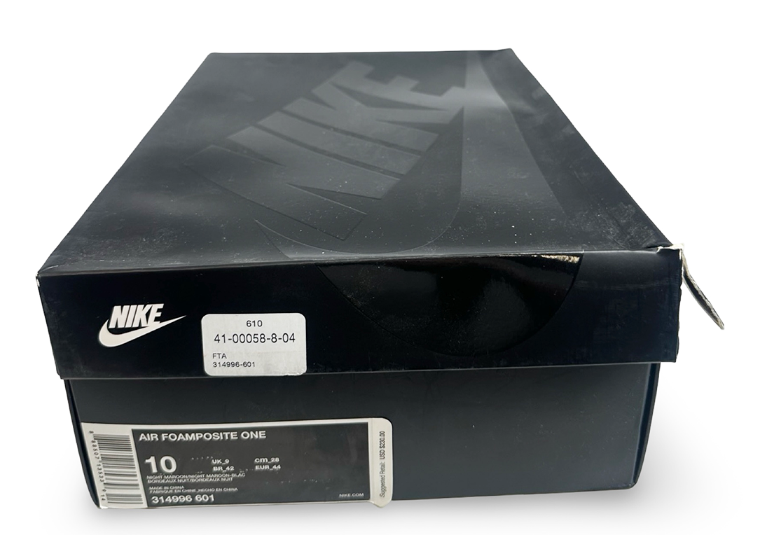 Nike Air Foamposite One Maroon