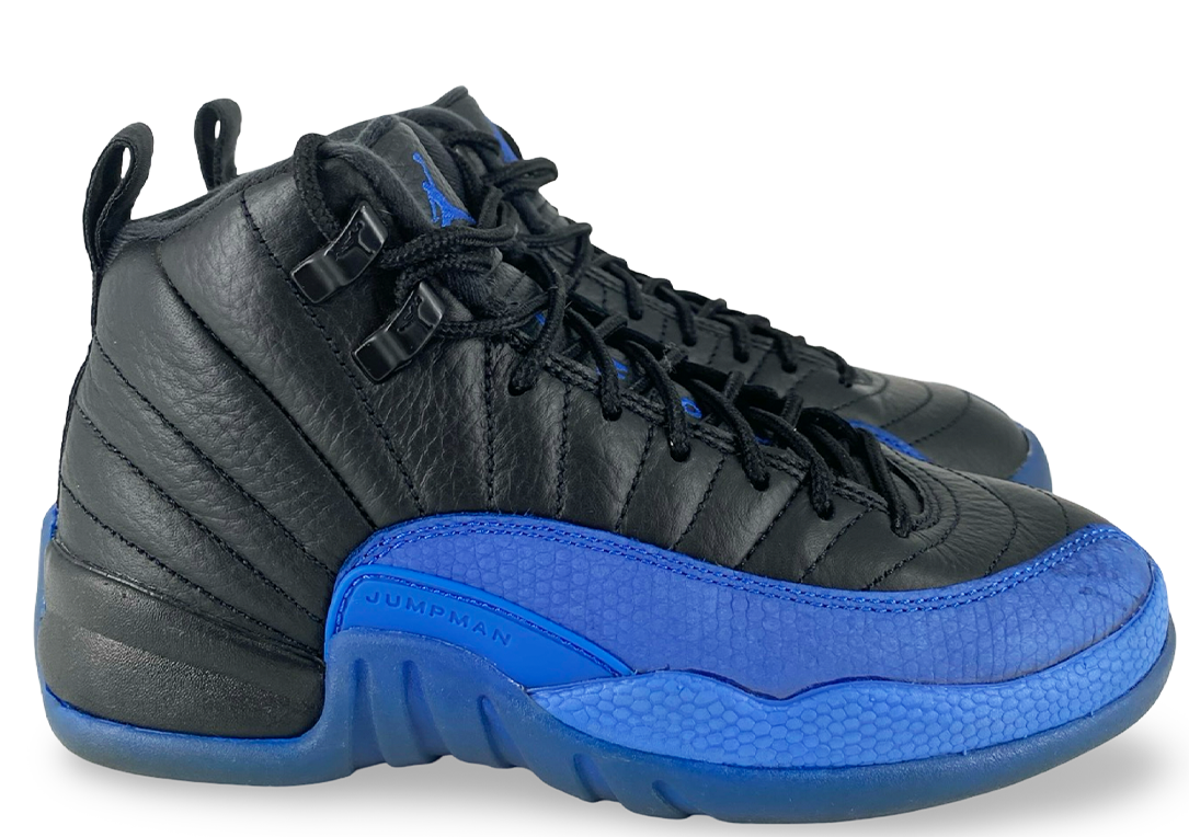 Jordan 12 Retro Black Game Royal (GS)