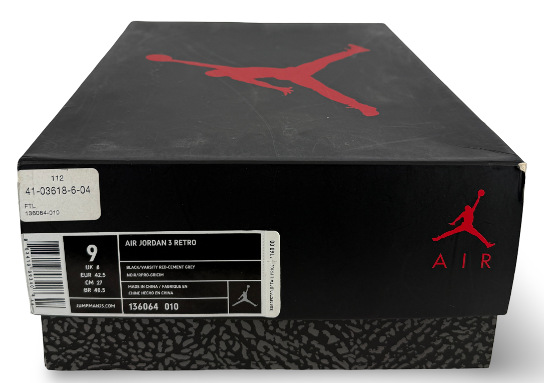 Jordan 3 RetroBlack Cement (2011)