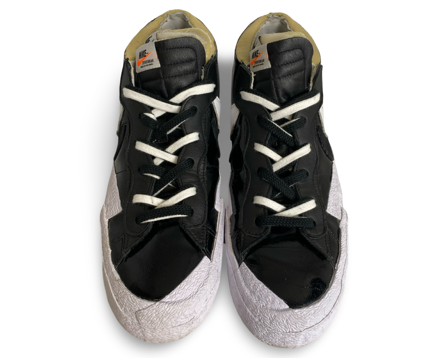 Nike Blazer Low Sacai Black Patent Leather