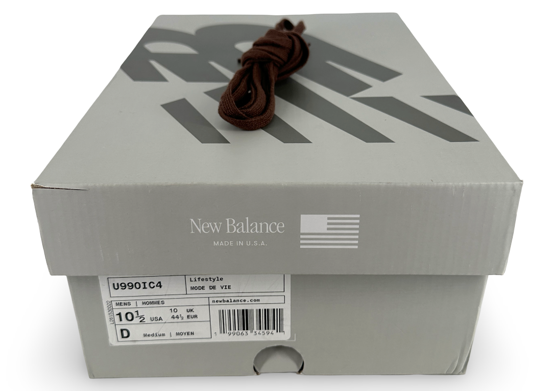 New Balance 990v4 MiUSA Pumpernickel Pink Chalk