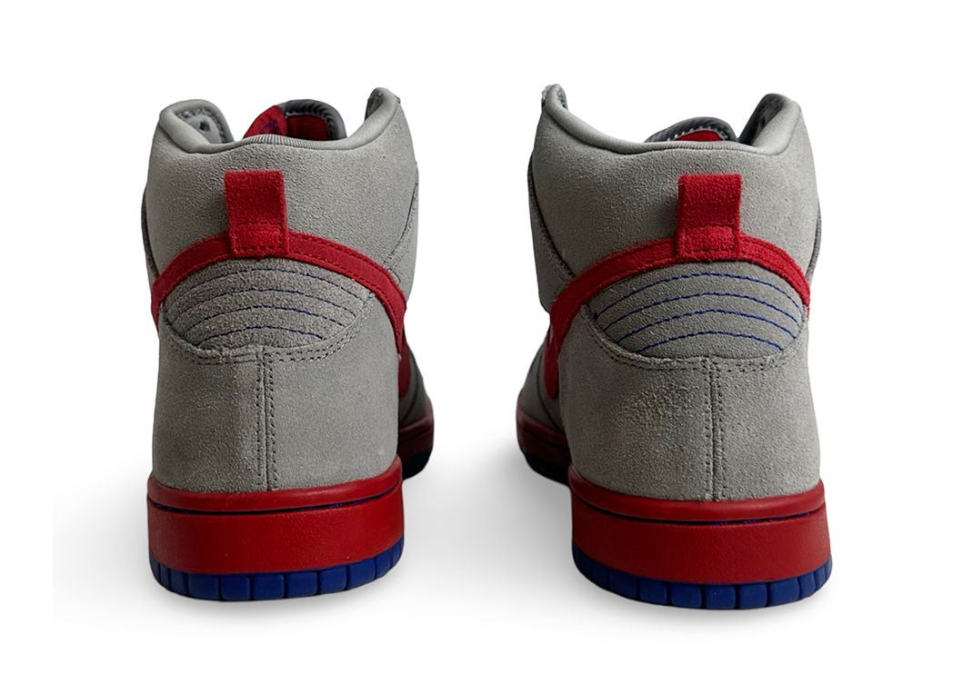 Nike SB Dunk High Medium Grey Varsity Red Old Royal