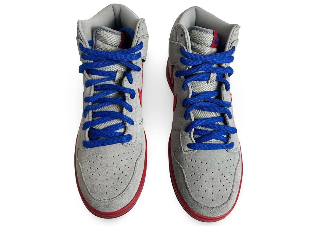 Nike SB Dunk High Medium Grey Varsity Red Old Royal