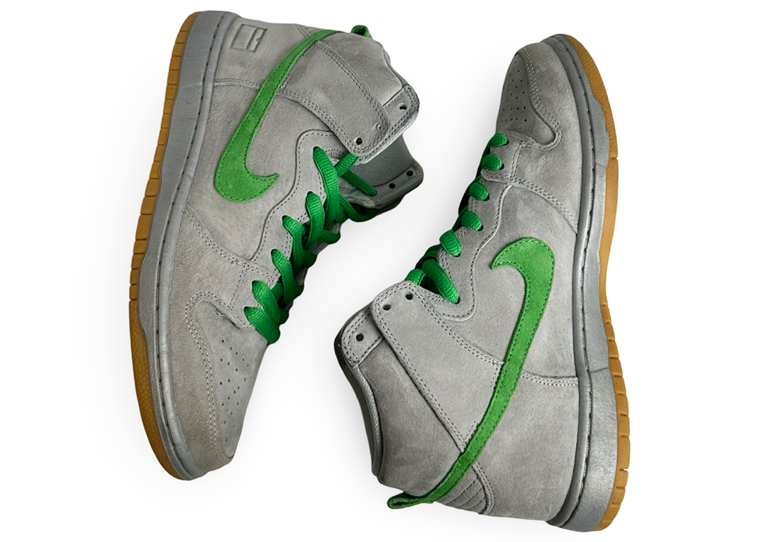 Nike SB Dunk High Silver Box
