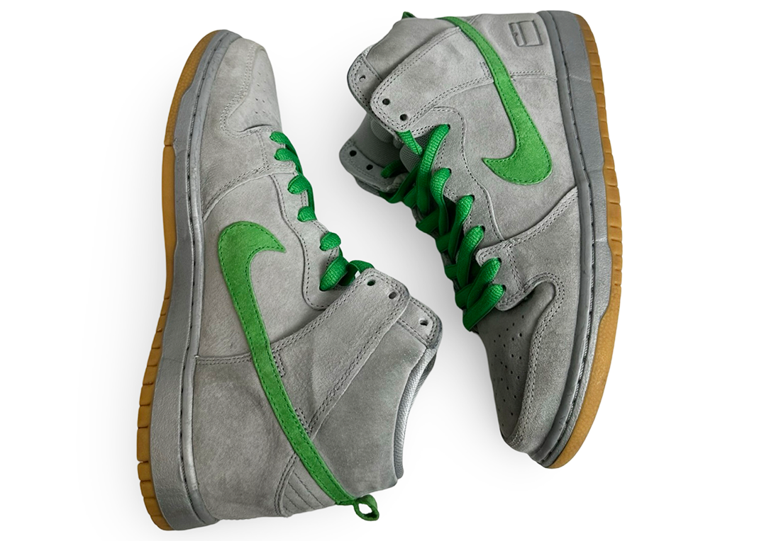 Nike SB Dunk High Silver Box