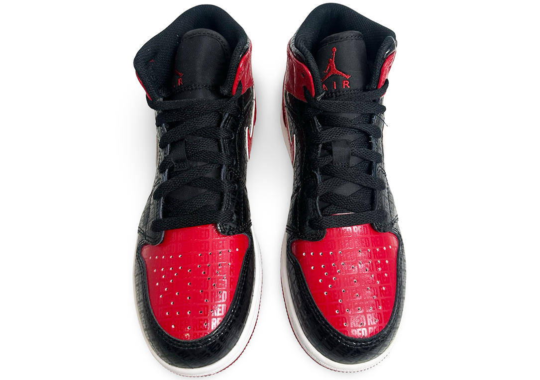 Jordan 1 Mid Bred Text (GS)